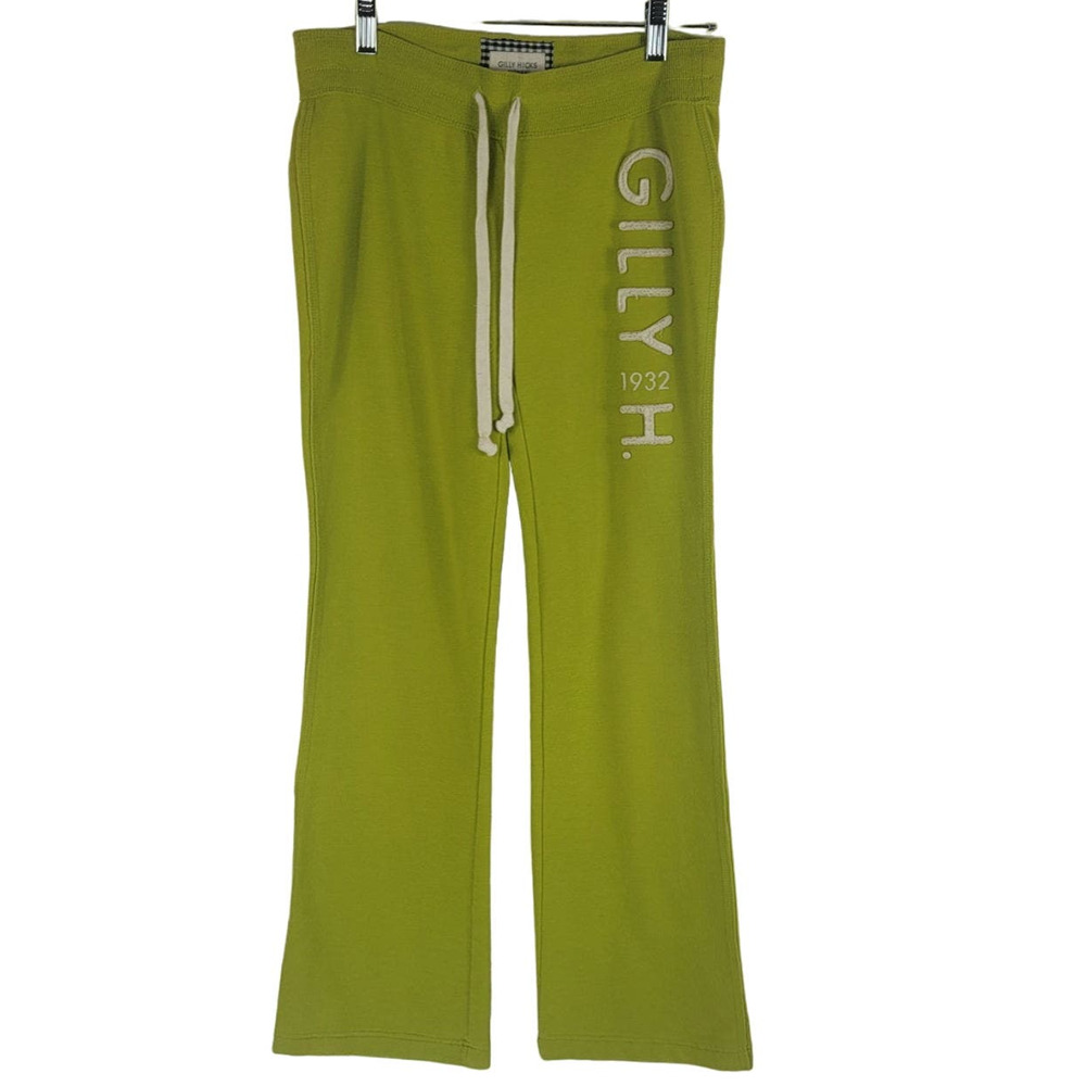 Gilly Hicks Sydney Athletic Hiking Casual Lime Green Sweat Pants Women's S